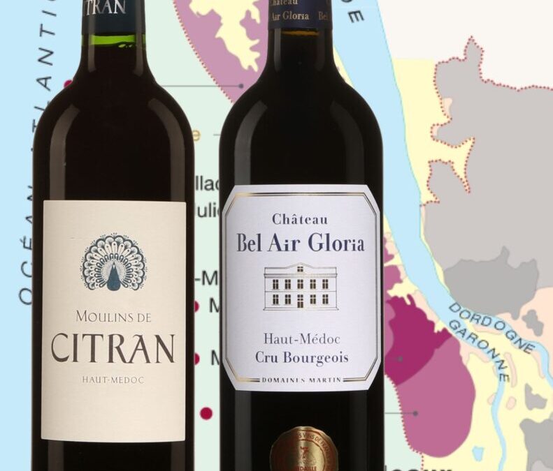 Goûtez le classicisme des vins du  Haut-Médoc!