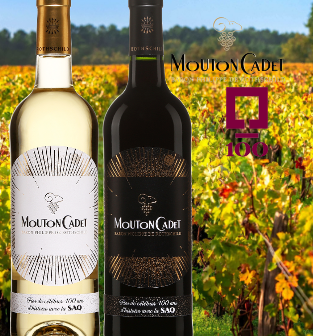 Mouton Cadet célèbre le 100e de la SAQ avec une édition spéciale pour un temps limité!
