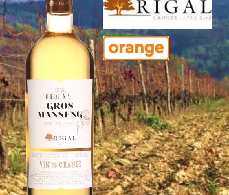 Vous voulez essayer un vin orange? Je vous suggère ce Original, Gros Manseng, Rigal.