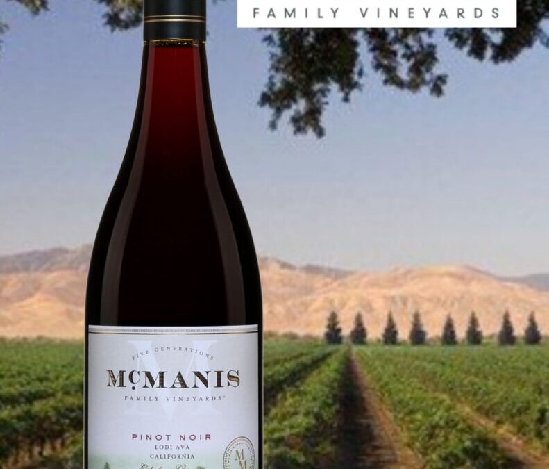 Un Pinot Noir bien charmeur de la Californie! McManis 2020.
