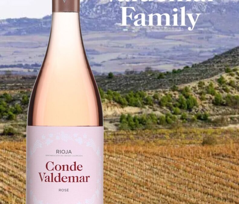 Délicieux et goûteux vin rosé Conde Valdemar!