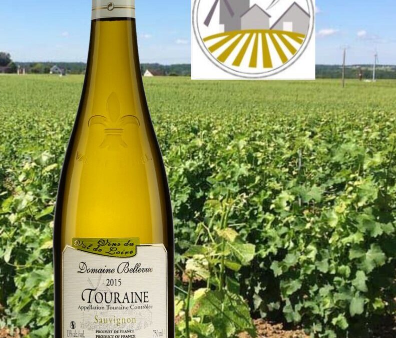 Sauvignon blanc de Touraine, Val de Loire. Domaine Bellevue 2021.