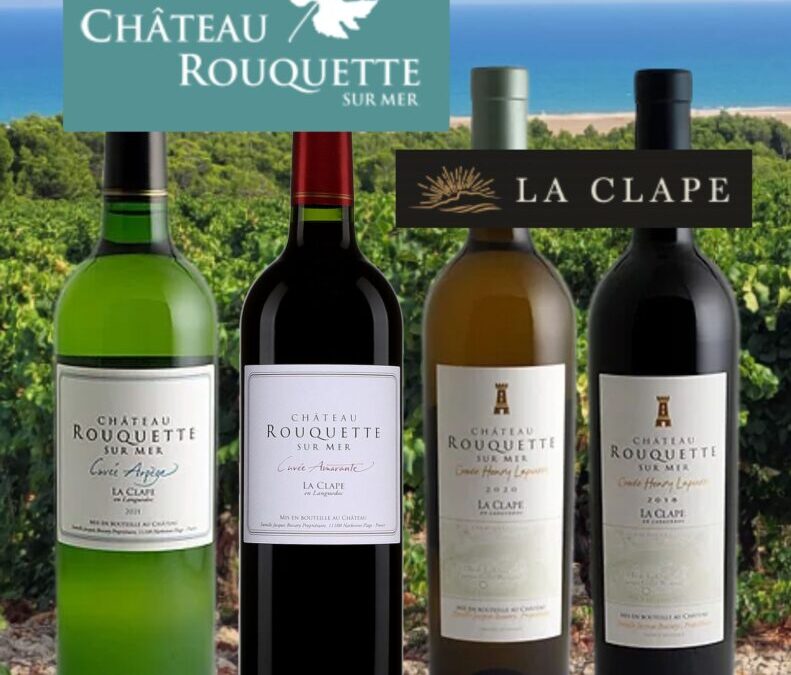 Les vins de Château Rouquette sur Mer AOC La Clape.