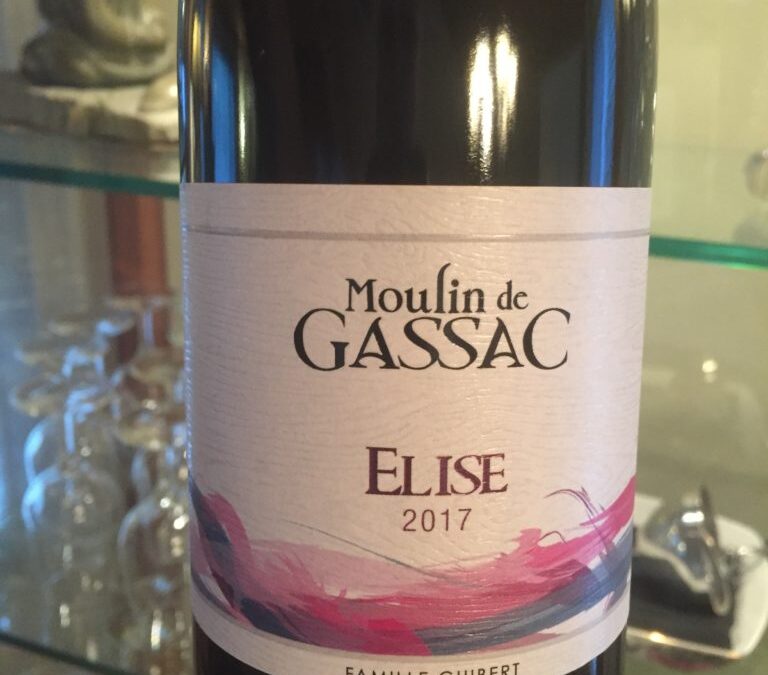 Un vin gorge de soleil! Le Moulin de Gassac, Elise, 2017.