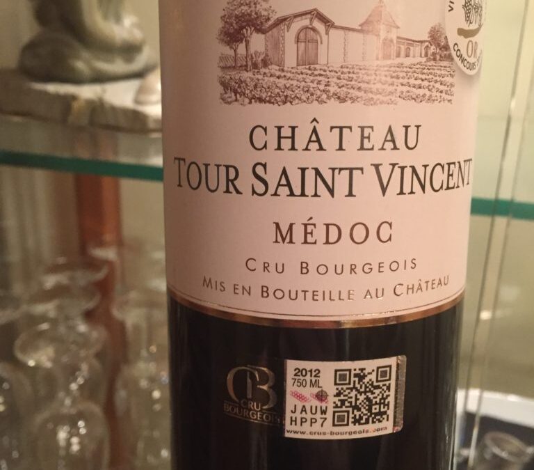 Découvrez le Château Tour Saint Vincent 2012, Cru Bourgeois du Médoc.