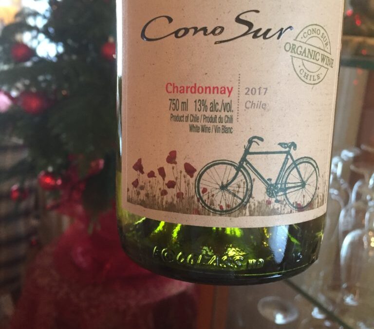 Du Chili, le Cono Sur, Chardonnay 2017. Un beau chardo généreux axé sur le fruit!