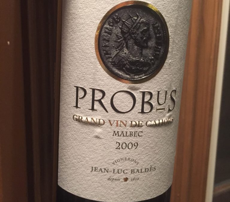 Oh! Quel Malbec que ce Probus, Clos Triguedina, 2009. Vraiment sublime!
