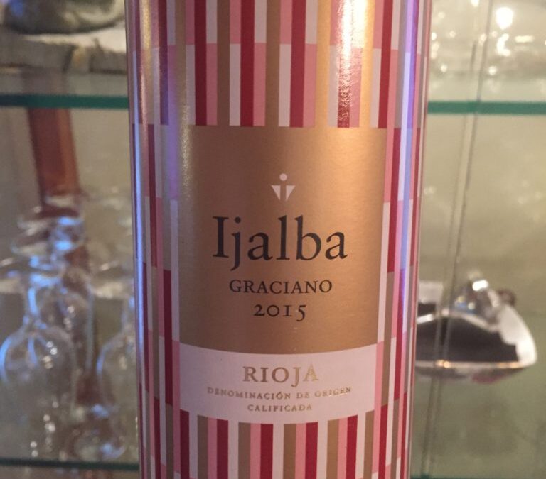 Un vin espagnol différent à essayer! Le Ijalba, Graciano, 2015