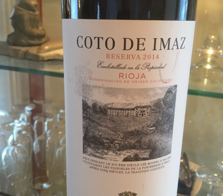 Coto de Imaz, Reserva, Rioja 2014.