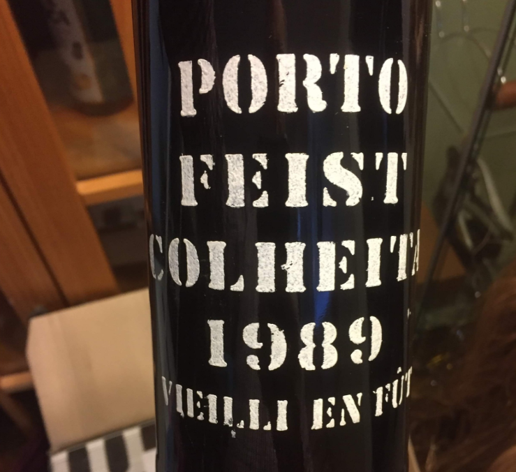Un Porto Colheita tout en finesse! Le Feist 1989!