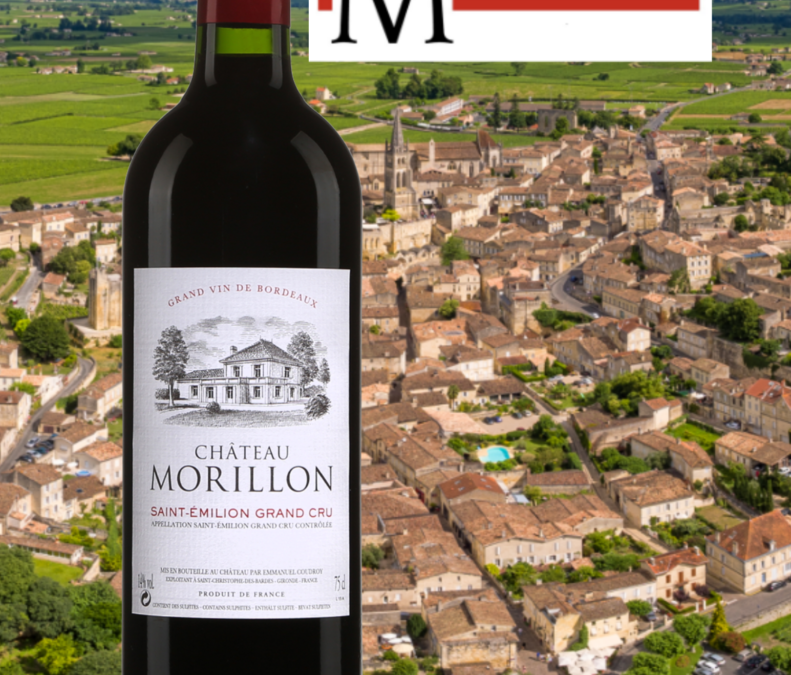 Un St-Émilion Grand Cru des plus classique! Château Morillon 2015.