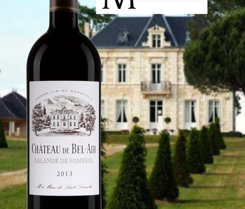 Classique et élégant! Le Château de Bel-Air, Lalande de Pomerol 2014.