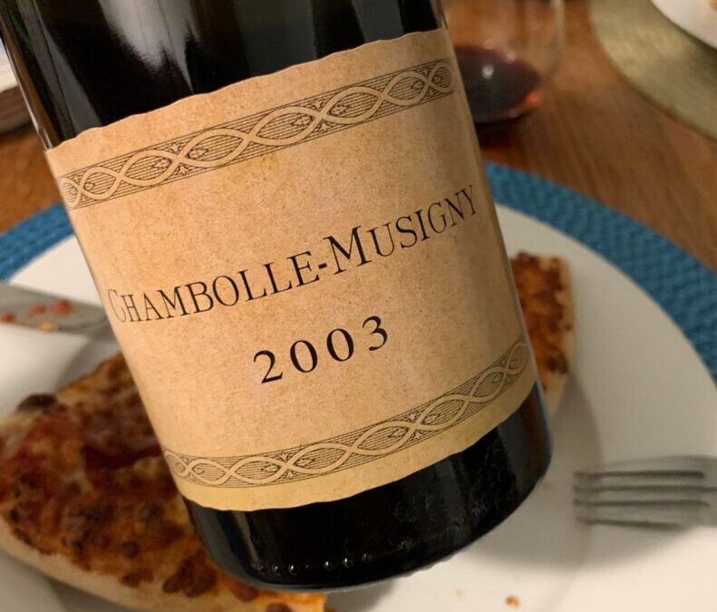 Se faire plaisir avec un vieux Chambolle-Musigny.