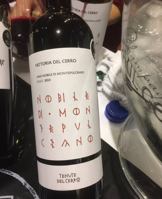 Tenute del Cerro, beau vin de Toscane.