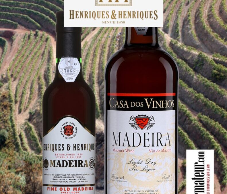 Deux vins de Madère pour célébrer le Temps des Fêtes!