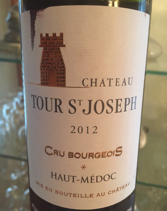 Un très beau Cru Bourgeois de l’appellation Haut-Médoc pour $23.95! Le Château Tour Saint-Joseph, 2012.