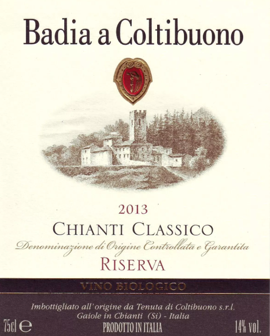 Bien classique et tout en fraîcheur que ce très beau Badia a Coltibuono, Chianti Classico 2015!