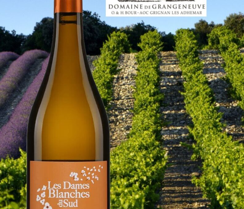 Généreux, goûteux et riche ce vin blanc de la Vallée du Rhône! Les Dames Blanches du Sud, Vallée du Rhône, 2022.