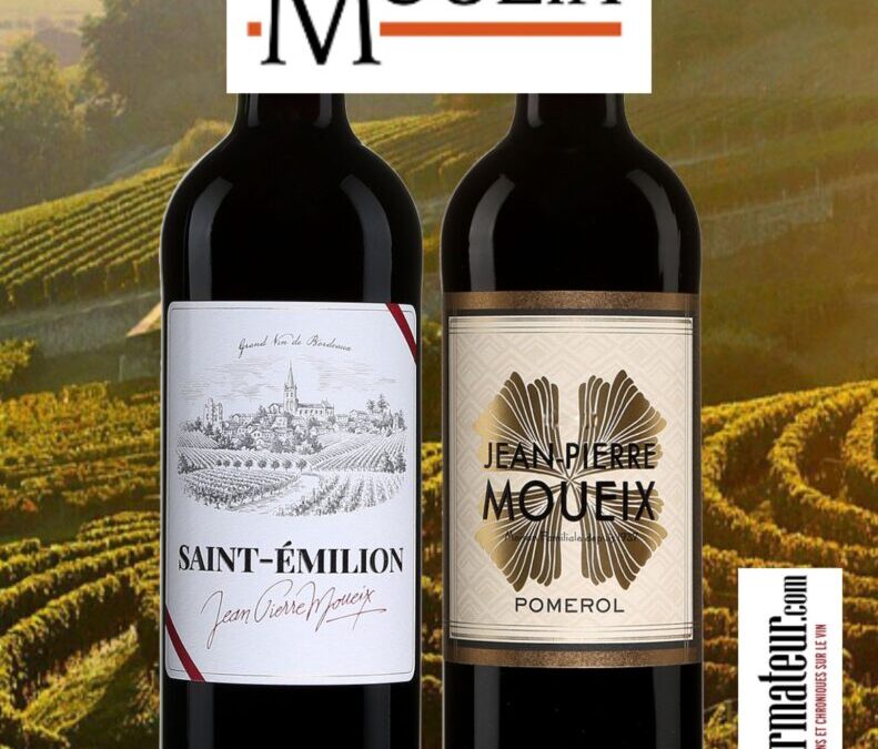 Deux vins rouges du Pomerol et de Saint-Émilion signés Jean-Pierre Moueix.