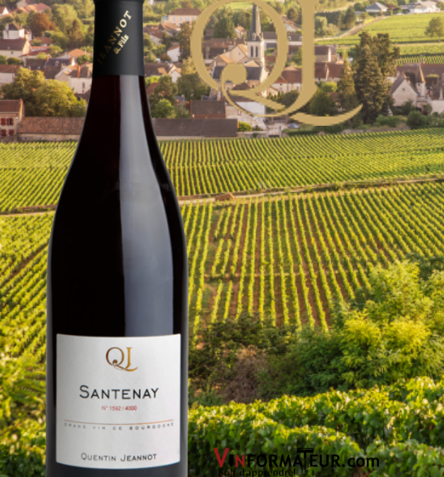 Coup de Coeur que ce Pinot Noir Santenay Quentin Jeannot!