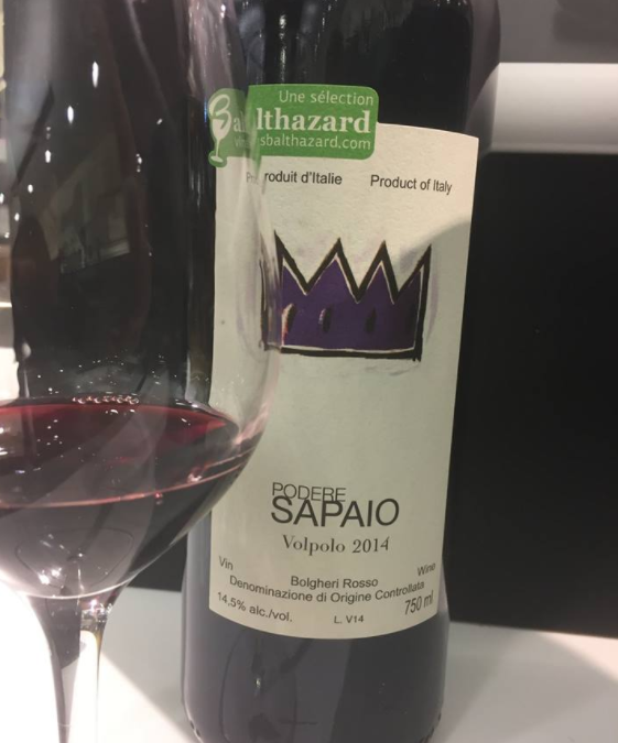 Très beau vin de Toscane! Bolgueri, Podere Sapaio, Volpolo, 2014