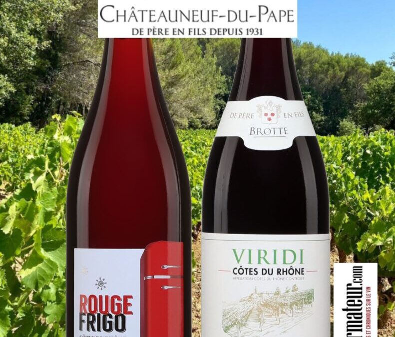 Deux expressions de vins des Côtes-du-Rhône aux antipodes l’une de l’autre signées par la Maison Brotte.