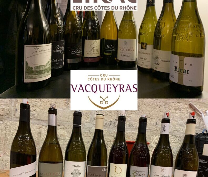 Les vins blancs des crus de Lirac et de Vacqueyras. Des découvertes en Vallée du Rhône!